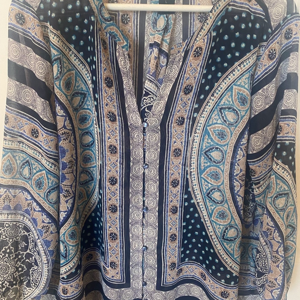 Boho tunic, Lucky Brand, Lucky in Love
